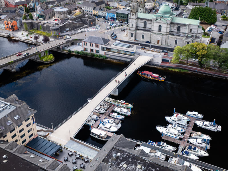 Athlone Pedestrian and Cycle Bridge &mdash; Jons Civil Engineering