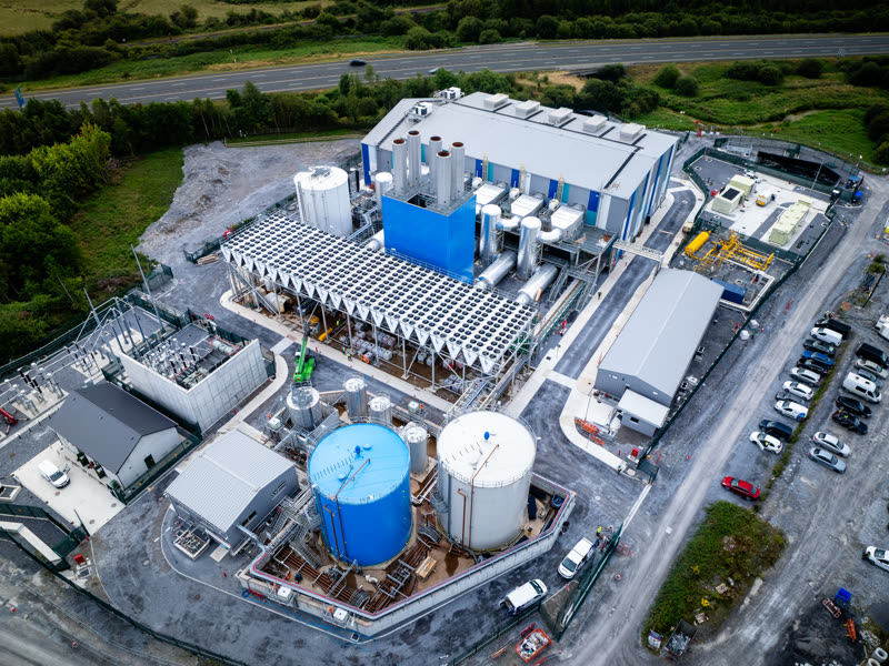 Drone view of the finished Centric Gas Plant &mdash; Elliott Group