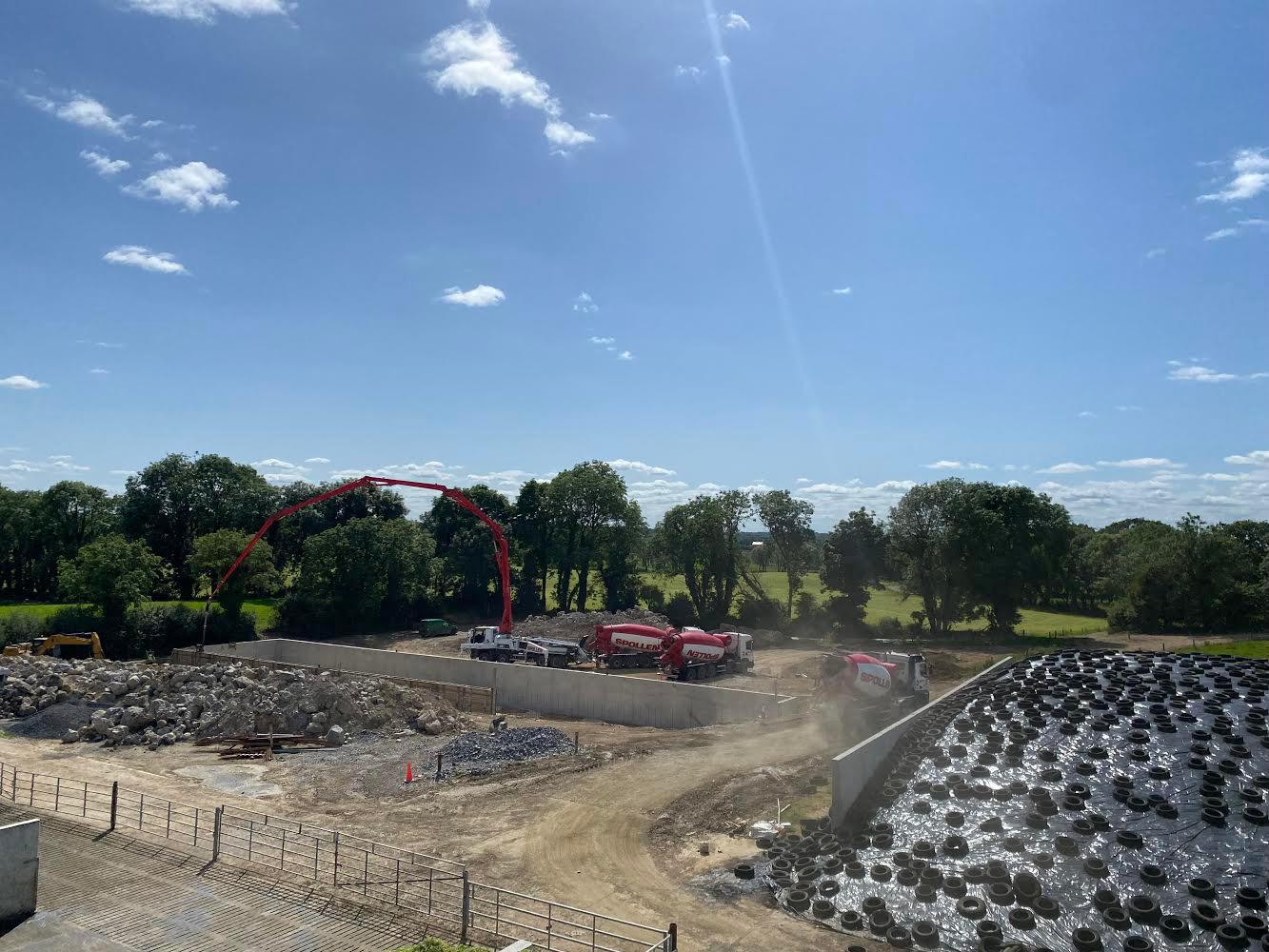 Agricultural tank pour — Spollen Concrete